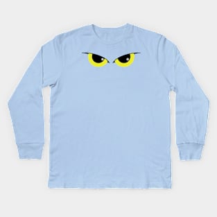 Owl Eyes Kids Long Sleeve T-Shirt